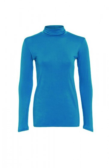 Long Sleeve Polo Turquoise