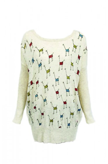Mini Giraffes Beige