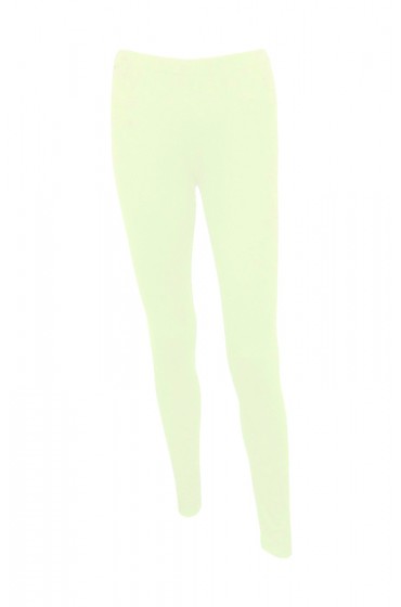 Plain Cream Leggings