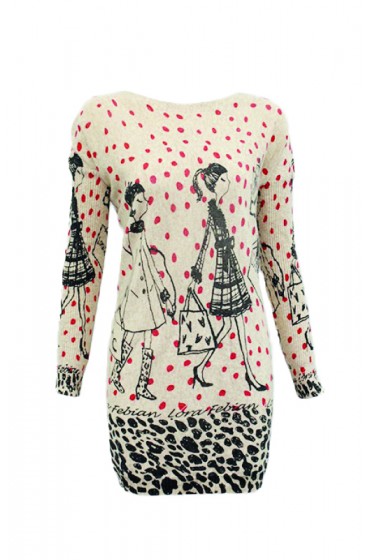 Shopping Girls Beige