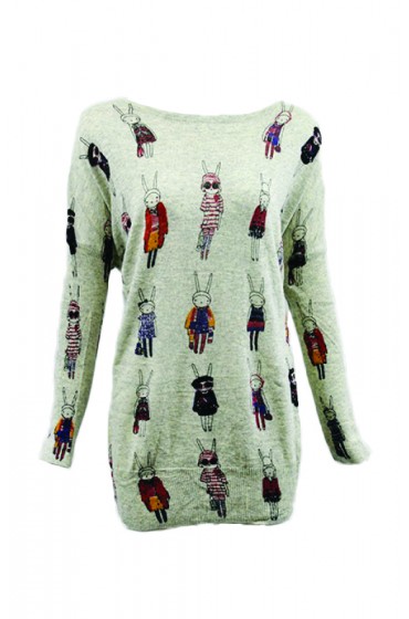 Tall Bunnies Grey